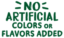 No Artificial Colors or Flavors Added claim