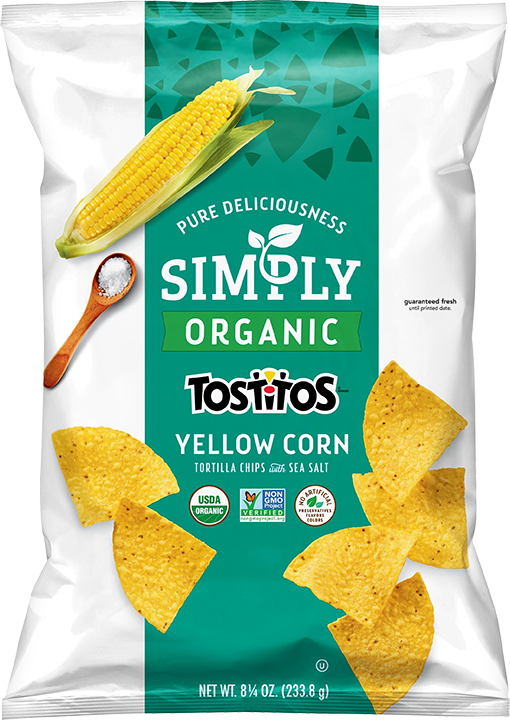 Bag of Simply Tostitos® Organic Yellow Corn Tortilla Chips
