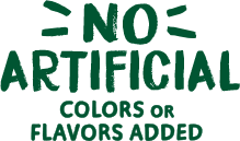 No Artificial Colors or Flavors Added claim