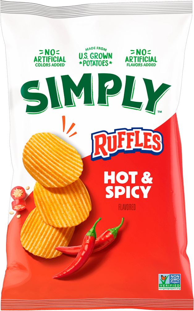 Bag of RUFFLES  Hot & Spicy